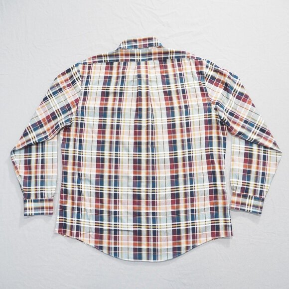 Brooks Brothers Shirt Men XL Blue Tartan Plaid Regent Non Iron Supima Preppy - Picture 2 of 10